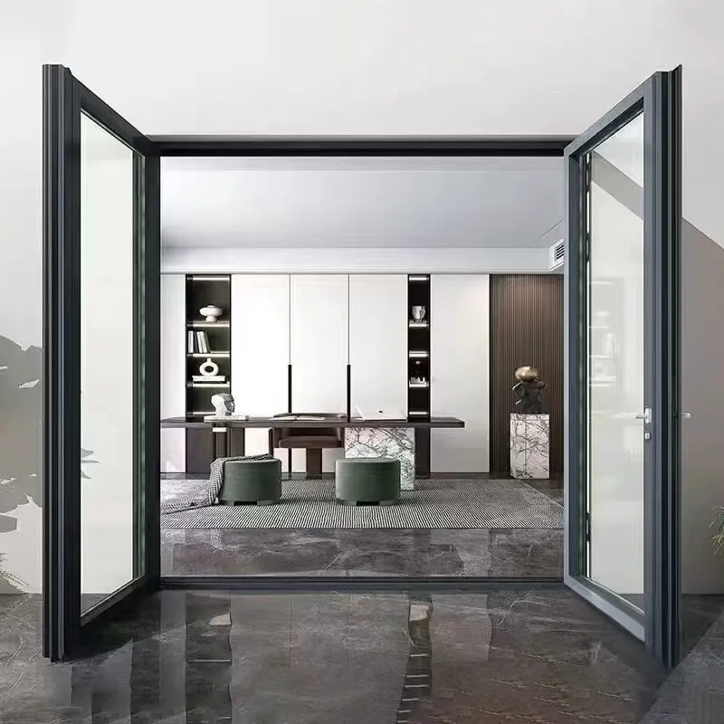 Mga kalamangan ng mga pintuan ng aluminyo na haluang metal