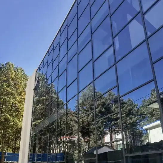 Naka-frame na Kurtina Wall