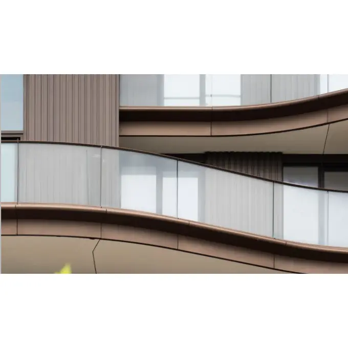 Shaped Glass For Railings