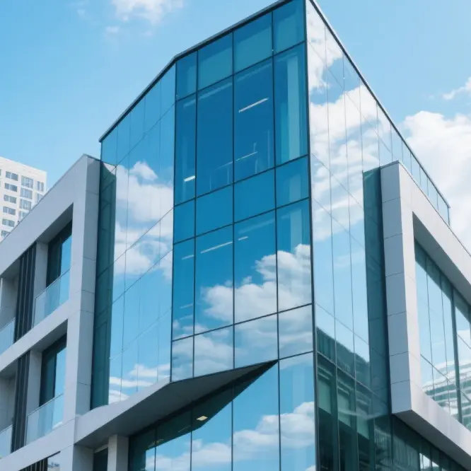 Tempered Glass para sa Curtain Walls